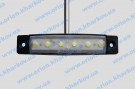 UP 104 габаритний ліхтар, білий 6 LED