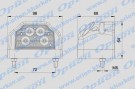 FT 031A ліхтар освітлення номер.знаку LED 12-36В