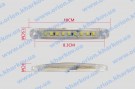 UP 104 габаритний ліхтар, білий 9 LED