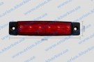 UP 104 габаритний ліхтар, червоний 6 LED